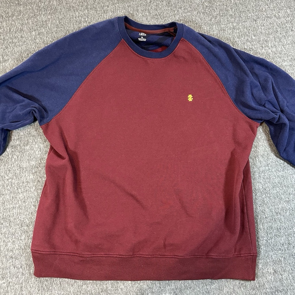 Izod Performance Stretch Fleece Crew Neck Sweatshirt Mens XL XL Soft‎ Pullover